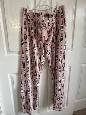 Pink Wine Glasses PJ Pants